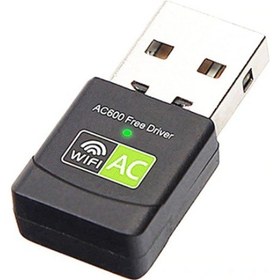 Resim Ally Çift Bant 600 Mbps 2.4 - 5 GHz USB Kablosuz Wi-Fi Adaptör 