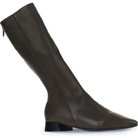 Resim Bueno Shoes Haki Deri Kadın Düz Çizme 01WR3010 01WR3010 