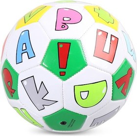 Resim Shineyee Çocuklar İçin 2 Numara Renkli Syntetik Deri Futbol Topu - Hj0204 Harfli Hediye Seti Taşıma Çantası İçerir Çok Renkli 