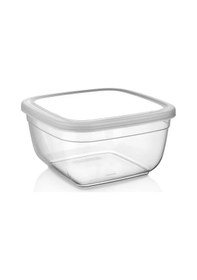 Resim Asude 0,5 Lt Maya Şeffaf Kapaklı Vakumlu Kare Saklama Kabı 3 Adet Şeffaf 