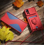 Resim m.tk moveteck Xiaomi Redmi Note 11 Pro Kılıf Kamera Korumalı Sürgülü Lens Yüzüklü Kartvizitli Zırh Kapak 