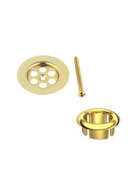 Resim Fkn Altın Lavabo Süzgeci Ve Su Taşma Yüzüğü 