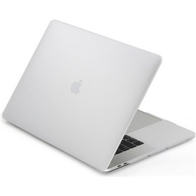 Resim Arabulalaca Macbook Pro 13" A1989 A2159 Mat Doku Kılıf Beyaz 