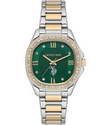 Resim Uspa2088-04 Kadın Kol Saati Metalik Gri 