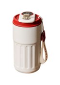 Resim Samdoo Akıllı Sıcaklık Ölçer 316 Çelik Isı Saklama Bardak, 450ml, 6-12 Saat Isı Tutma, Ev Ofis Araç Dışarıda Kullanım, Görevli Hediyelik Bardak 
