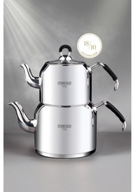 Resim Weyne Mango Kitchen - Maxi Büyük Boy 18/10 Paslanmaz Çelik 1.6-2.5 Lt. Çaydanlık Takımı Inox 
