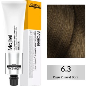 Resim Loreal Professionnel Majirel Gold Coloration Creme - Saç Boyası No: 6.3 Koyu Kumral Dore 60ml 