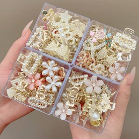 Resim 6/12 adet Kadın Seti, Parlak Zarif Taşlı Saç Tokaları, Çeşitli Stillerde, Günlük Kullanım ve Hediye Verme için Mükemmel, Gençler için Mükemmel, Takı Düzenleyici, Takı Kutusu Büyük, Takı Kutusu Büyük, Kadınlar için Saç Tokası, Saç Aksesuarı, Saç Tokası, Kadınlar için Aksesuar 