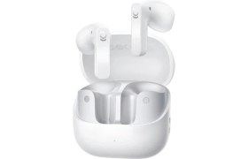 Resim Baseus BS1 NC Semi-in-Ear TWS Bluetooth Kulaklık - ANC, Bluetooth 6.0, LDAC Hi-Res, IP55, 40 Saat, Moon White 