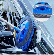 Resim Turcoshop11 Uzatılabilir Saplı 1 Adet Mikrofiber Araba Yıkama Fırçası - Çiziksiz Oto Detaylandırma Cam Temizliği 