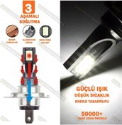 Resim Cree Led Xenon Far Ampulü H1 H3 H4 H7 H11 9005 9006 4400Lm 311291930 