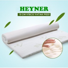 Resim Babyhopeankara Heyner 100X200 Bambo Visco Yatak Pedi 100X200 Ortopedik Visco Ped 