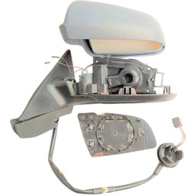 Resim Audi A3 (8P1) 2003-2008 Sol Ayna Elektrikli Katlanır Isıtmalı Astarlı Asferli 7 Pin 