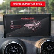 Resim Audi Q2 2018 2020 8.3 Inç Navigasyon Temperli Ekran Koruyucu 