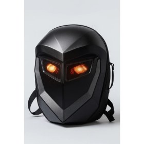Resim LED Gözlü Motor Sırt Çantası, Ledli Sırt Çantası, Telefon Kontrol / Kask Taşıma Çantası 
