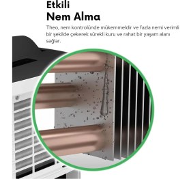 Resim Nem Alma Cihazı, 10L Günlük Kapasite, 40M²+ Alanlar Için, Otomatik Kapanma, Zamanlayıcılı 