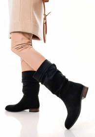 Resim mikudesign Plod Siyah Süet Çizme 