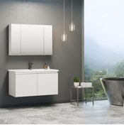 Resim Orka Terme 100 Cm Mdf Kaşmir Banyo Dolabı Takımı Çok Renkli 