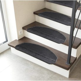 Resim Stepmat Tufting Kendinden Yapışkanlı Merdiven Basamak Paspası / Halısı 
