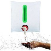 Resim Dancemonkey 20l Katlanır Şeffaf Musluklu Su Bidonu - Kampçılık İçin Altın 