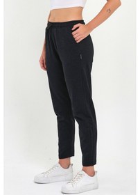 Resim MMetalic Kadın Lacivert Klasik Cepli Eşofman Altı Antrasit 