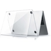 Resim WIWU Macbook 13.3' Pro 2022 M2 Ultra Ince Sararmayan Şeffaf Macbook Crystal Ishield Pc Kılıf 