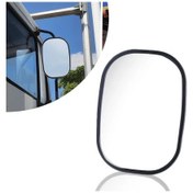 Resim Hightower Ccj-2595-6 Evrensel Kör Nokta Aynası, 9,64 İnç Geniş Açılı Dayanıklı Yan Ayna 