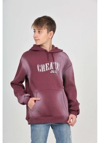 Resim Toontoy Kids Toontoy Erkek Çocuk Pistole Baskılı Sweatshirt Mor 
