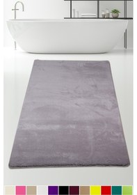 Resim Bonny Home Elite Gri 120x180 Cm Peluş Banyo Paspası Kaymaz Taban Gri 