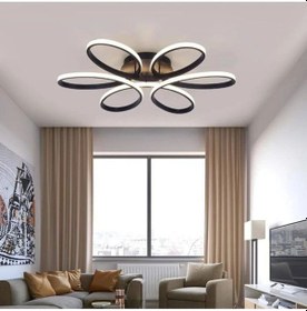 Resim Siyah Renk Modern Tasarım Yatak Odası - Salon - Mutfak Gün Iş... Siyah 