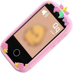 Resim CHICIRIS 32GB Bellekli Renkli Ekranlı Çocuk Akıllı Telefonu MP3/MP4, Erkek Kızlar Için Yapboz Oyunları Kamerası, Harika Doğum Günü Hediyesi (PINK) 