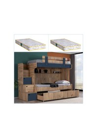 Resim Setaymobilya Ranza, Riva Yavru Yataklı Ranza, Riva Merdivenli Ranza + 2 Yatak 