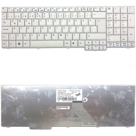 Resim Acer Uyumlu Aspire 6935G Klavye - Türkçe Beyaz- 