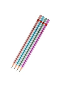 Resim Rotring Metalik Kurşun Kalem 4 Lü Paket 1 Adet Siyah 