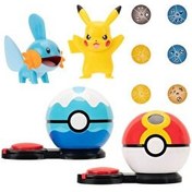 Resim Pokemon Sürpri̇z Atak Oyun Seti̇ S1 Pikachu ve Mudkip 
