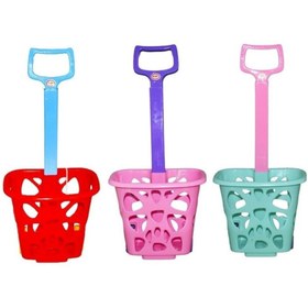 Resim Zuzu Toys Çek Çek Renkli Market Arabası (4044) 