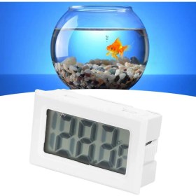 Resim S-Line Mini Sıva Altı Termometre YS69 Beyaz Sıcaklık Ölçer 