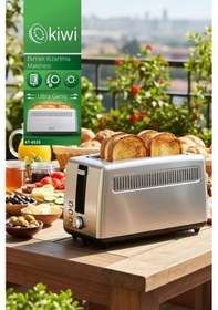 Resim Kiwi KT-6533 1000 W Ekmek Kızartma Makinesi 
