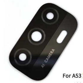 Resim Oppo A53 Arka Kamera Camı (Çıtasız Sadece Cam) 