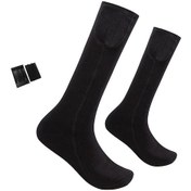 Resim Youtek Isıtmalı Pamuklu Spor Çorap - Pil Kutusu Dahil Kış Aktiviteleri İçin Çok Renkli 