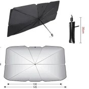 Resim Araba Güneşliği Şemsiye Cam Katlanır Ön Şemsiye Şemsiye Tipi 1 Adet 