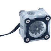 Resim Dolity Bilgisayar Su Soğutma Akış Ölçer G1 / 4 Kadın Konu 5 V Rgb Renkli Dayanıklı Siyah (Yurt Dışından) 