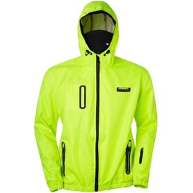 Resim Prosev Corta Vento Motorcu Korumalı Yağmurluk Neon Sarı 