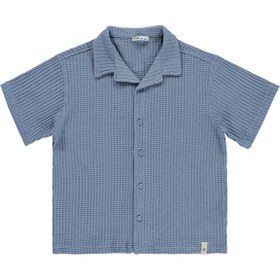 Resim Civil Boys Basic Waffle 6-9 Yaş Gömlek - Mavi - Açık İndigo / 6-7 Yaş 