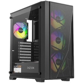 Resim Fazeon F12 650w 80plus Bronze Mesh 4x120mm Argb Fanlı Atx Bilgisayar Kasası 