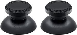 Resim Mcbazel Xbox ONE Siyah için Alüminyum Alaşımlı Metal Analog Thumbstick (2'li Set) 