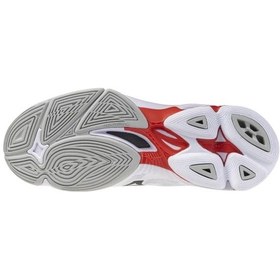 Resim Mizuno Wave Lightning Pro Mıd Unisex Voleybol Ayakkabısı Beyaz Çok Renkli 