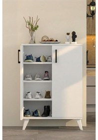 Resim Olympos Çok Amaçlı 2 Kapaklı ,kahve Köşesi,mutfak,banyo, Kiler Dolabı Beyaz Beyaz 