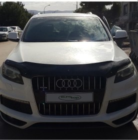 Resim Eurocap Audi Q7 Ön Kaput Koruyucu Rüzgarlık 3Mm Abs 2005-2015 