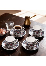 Resim Güral Gözde Double 4 Kişilik Kahve Fincan Takımı 60932 4875354 